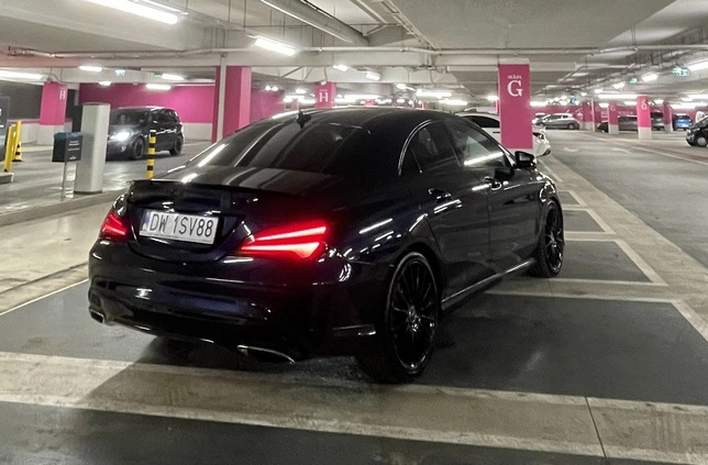 Mercedes-Benz CLA cena 95000 przebieg: 55000, rok produkcji 2017 z Wrocław małe 106